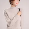 Trui Vrouwen O-hals truien Solid Stretch Gestreepte Koreaanse Top Knit Plus Size Harajuku Fall Winter Kleding voor Warm 210427