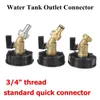 S60x6 3/4"IBC Ton Barrel Water Tank Connector Garden Tap Hose Faucet Fitting Tool Adapter Outlet Type Quick Watering Equipments