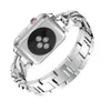 Kobiety Paski Paski Bransoletka do Apple Watch Ultra 49mm 8 opaska 7 6 SE 5 4 3 Modny Diamentowy Cowboy Chain Pasp iWatch Pasme 41mm 45 mm 40 mm/44 mm/42/38 mm metalowy pasek