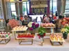 Andere festliche Partei liefert 7 stücke Hochzeitstorte Süße Lebensmittel Gestelle Blume Dessert Halter Tisch Display Rahmen Ständer für Buffet Bankett Tee BR