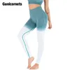 Sexy vrouwen sport gym yoga broek compressie panty ombre naadloze stretchy hoge taille run fitness leggings hip push up outfit