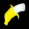 Водопроводные трубы силиконовые стекло ручной трубку для курения аксессуары табака горелка бонг ложка банана красиво ручной работы 4,7 "70г