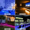 Paski LED LED Lights 33 stóp Gupup do sypialni RGB Zmiana kolorów SMD 12V z pilotem294h