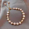 Highquality luxury goods Baroque freshwater natural pearl bracelet student039s friend No original box5746570
