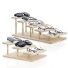 Wood Glasses Display Props Storage Case Sunglasses Display Stand 2/ 3 /4 5 layers Factory wholesale