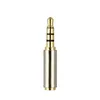 Connectors Gold 2.5 mm Male to 3.5 mm Female audio Stereo Adapter Plug Converters Headphone jacks