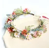 flower girls bride wedding wreath cute kids flowers beach garland sweet children woman holiday photo studio headdress S1092