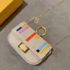 Muntzak Vrouwen Nano Portefeuilles Luxe Ontwerpers Mini Crossbody Portemonnee Mode Canvas Patchwork Kleur Hasp Chain Handtas met Letter Leuke Tas