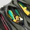 Duffel Bags Tool Roll Up Waxed Canvas Storage Tote Sling Holder Back Seat Organizer Wrench Pouch Hanging Zipper Carrier