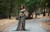 Off The Shoulder A Prom Dresses Elastyczne Photoshoot Dress Lace Front Split Kobiety Suknie Maternity Custom Made Rates