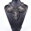 Arrivée bijoux faits à la main Maxi ruban noir collier ras du cou femmes déclaration bohême Collares Mujer HN-036 Chokers