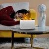 Großer Diffusor, Lufterfrischer, Luftbefeuchter, Fernbedienung, Nachtlicht, LED-Flamme, Aromatherapie, Atmosphäre, Tischlampe, Schlafzimmer, Wohnzimmer, zweiter Gang, Timing-Lichter