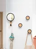 Hangers rekken woonkamer decoratie creatieve haak muur hangende jas ronde hanger veranda plank