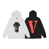 Designer Palms Fashion Vlones Hoodie 유럽 미국 브랜드 Chaopai 999 양면 V 인쇄 봄 가을 하이 스트리트 남성 및 여성 느슨한 겨울 스웨터