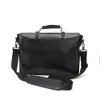 new Men designer Shoulder Briefcase Black Leather Handbag Business Women Laptop Bag Messenger business