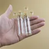 50pcs/Lot 22*60mm 12ml Storage Glass Bottles With Cork Stopper Crafts Tiny Jars Transparent Empty Glass Jar Mini Bottle Gift 211101