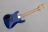 Factory Custom Blue Body Electric Gitaar met Flame Maple Neck, Gold Hardware, op maat gemaakte services