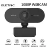 Webbkamera Full HD 1080p minikamera med mikrofon USB-kontakt och spela webbkamera Video Call PC Laptop Desktop Datortillbehör