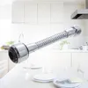 Küchenarmaturen 360 Drehen flexibler Spritzer Waschbeckendraht Drücken Sie Swivel Extender Intimes Accessoires (kleiner Kopf)