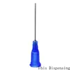 22G 1 Inch Tubing Length Precision Blunt S.S. Dispensing Tips 100pcs/pack