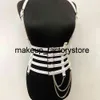 Massage Äldre Kvinnor Sex Harness Body Strap Cage PU Läder Fetisch Slitage Bondage Justerbar BDSM Sexig Erotisk Underkläder Bälte Aldult Spel