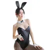 Seishun Buta Yarou wa Bunny Girl Senpai no Yume wo Minai Cosplay Costume d'Halloween pour filles Sexy Mignon Faux Lapin en cuir Y0913