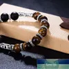 Mannen vrouwen paar armbanden armbanden kleuren gemengde genezing kristallen steen chakra bidden mala hart bedelarmband sieraden gift