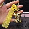 Porte-clés Mode coloré ours acrylique porte-clés pour femmes amis sac voiture porte-clés bibelot bijoux cadeau souvenirs1 Smal22