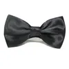 Blandat dubbelskikt solid färg Bowknots Bow Slipsar Business Wedding Party Club Bowties Mode tillbehör till män