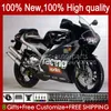 Carénages + Couvercle de réservoir Pour Aprilia RSV250RR RS-250 RSV250 RS RSV 250 RSV-250 98-03 Noir mat 23No.26 RS250 RR 1998 1999 2000 2001 2002 2003 RS250R 98 99 00 01 02 03 Kit carrosseries