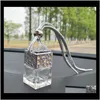 Диффузоры Ароматы D￩cor Home Garden Drop Delivery 2021 Cube Hollow Car Per Rearview Ornament Подвесной освежитель воздуха для эфирных масел Di