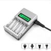 1.2V 4 slots AA AAA NI-MH ni-cd quick charge battery charger with LCD display EU AU US UK plug