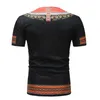 Mode Africain Dashiki Imprimer Hommes T Shirt Marque Casual Slim O-cou À Manches Courtes T-shirt Hip Hop Tops Tees s Vêtements 210629