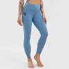 NWT Güç Spor Salonu Sıkı Spor Takım Elbise Kadın Cepler Pantolon Yüksek Bel Spor Sıkı Tayt Süper Kalite Streç Kumaş Sıkı 210929
