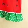 Pudcoco Summer Toddler Baby Girl Dress Sleeveless Cool Watermelon Slip Dress Summer Casual Clothes Q0716