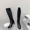 Comfore kolano Buty Kobiety Soft Down Shoe Designer Płaskie buty Wodoodporna Nylon Górna Zimowa Boot Dobra Jakość Duży rozmiar 35-41