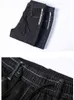 Schwarze Röhrenjeans Männer Slim Fit elastische Taille Denim für Korea-Stil Bleistifthose Frühling Sommer 211108