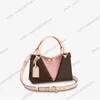 V TOTE BB MM designer Bag V shape Cerise Red Leather Double-zip designers Womens Handbags Purses Wallet Shoulder Bags276g