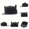 공 모자 남성 여성 힙합 모자 검은 면화 펑크 경적 야구 모자 스냅 백 도매 도매