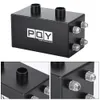 PQY - Racing Oil Catch Can Breather Tank dla Honda CIVIC INTEGRA EK np. DC z 3 Metrem AN10 Węże paliwowe 3M + Dopasowanie PQY-OCC02-QY