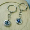 50 Pcs EVIL EYE Kabbale Charme Ceinture Chaînes Porte-clés Voyage Protection DIY Bijoux 15 x 65mm Argent Antique