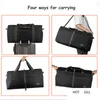 Camo Foldable Travel Duffel Bag with Shoes Compartment for Men Women Waterproof Workout Sports Gym