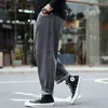 Big Clothing Men's Jeans Simple Casual Loose Harlan Pants For Fat Guy Size 28-48 Hong Kong Style Solid Old Daddy Trousers