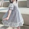 Robe D'été Fleur Imprimer Net Fil Princesse Enfants Vêtements Filles Fête Enfants es 210528