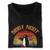 Vintage Graphic Noot Pingu Shirt Men Make Your Own Short Sleeves Red O-neck Tees Shirts 210629