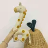 Ins Bebek Hayvan Peluş Oyuncaklar Dolması Bebek Karikatür Tavuk Zürafa Kaz Oyuncak Çocuklar Çocuklar Için Doğum Günü Noel Hediye Odası Dekorasyonu 220125