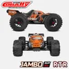 Equipe Corally Jambo 6S Brushless RTR 1: 8 RC Controle Remoto Elétrico Curto Base de Veas Caminhão Bigfoot Modelo Off-Road Carro