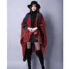 Frau Capes Mantel Winter/Herbst Weibliche Ponchos Wraps Schal Schal Stolen Plaid Damen Mode Outwear Kleidung Y40