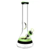 35cm Limited Edition Zob Hitman glass mini bottom beaker bong colorful rasta water pipes dab oil rig bong for smoking