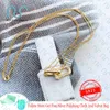 S925 Sterling Silver Hardwear Series Diamond Inlaid Double Links Necklace Classic Charm Female Luxury Brand 1:1 Jewelry